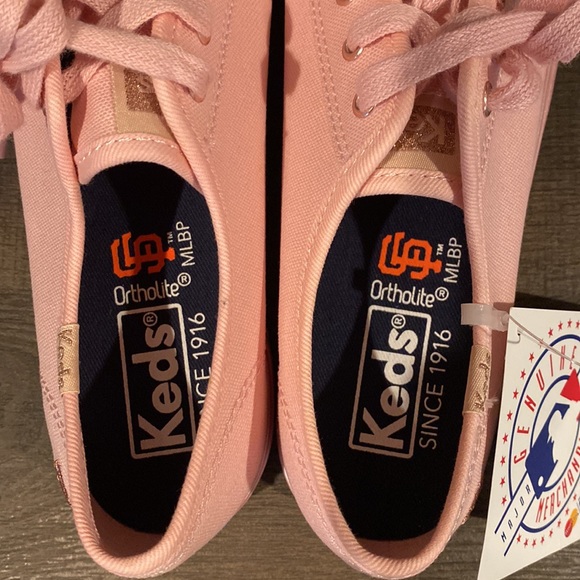 NWT Keds Triple Kick MLB San Francisco Giants Pink Platform Shoes - US size 6M - Picture 9 of 12